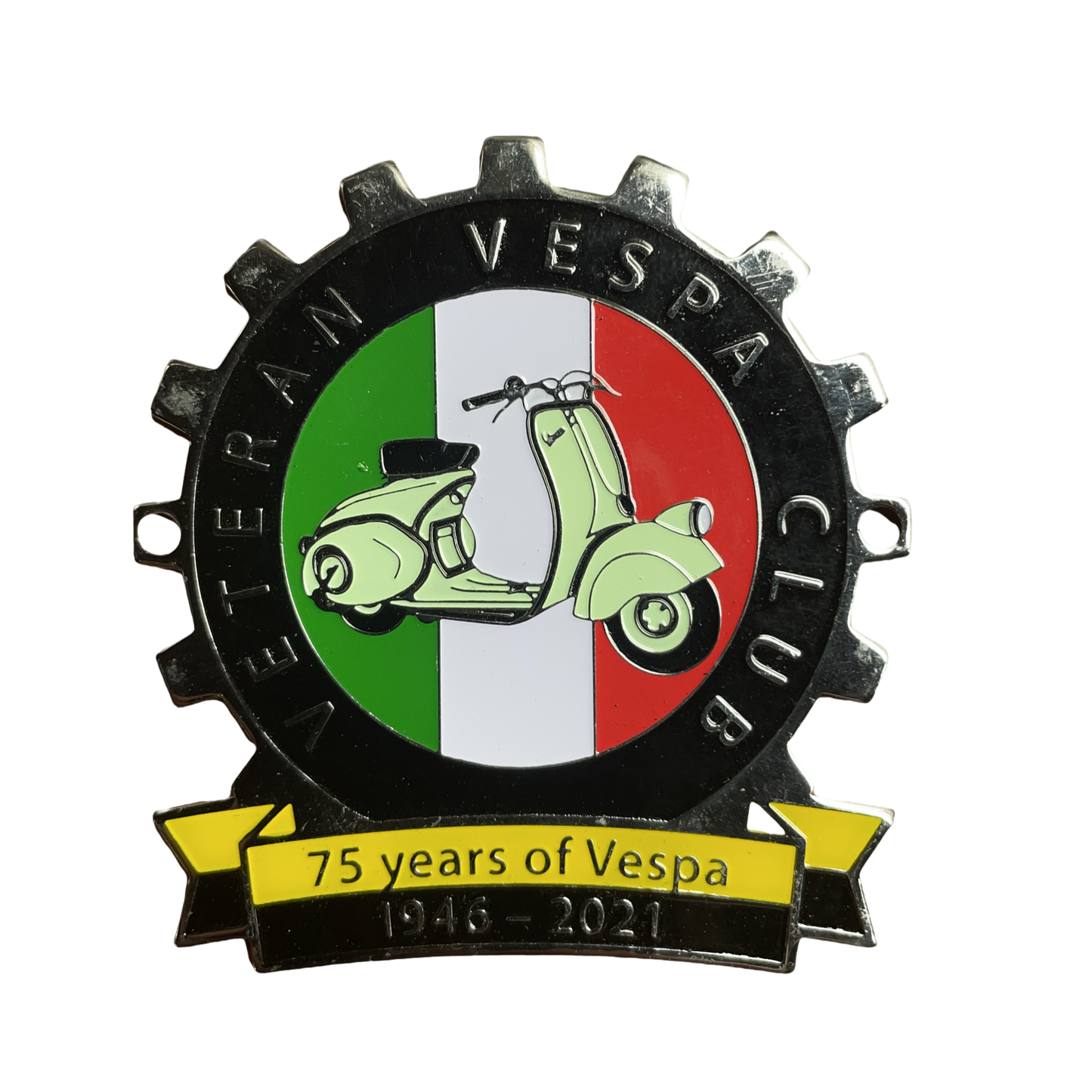 VETERAN VESPA CLUB BADGE