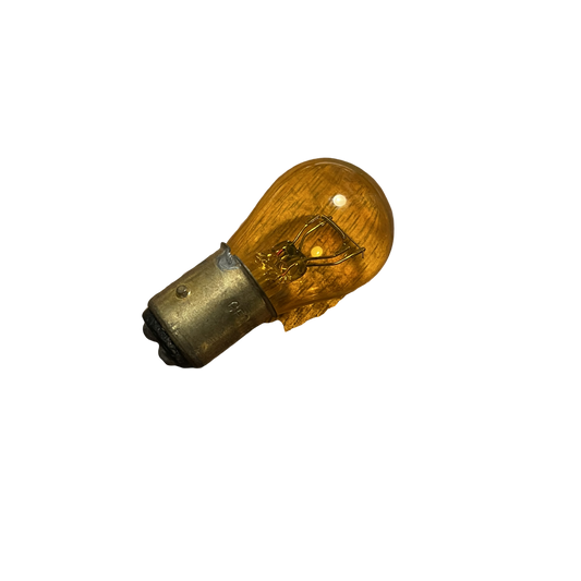 12V 5/21W YELLOW ROUND BULB