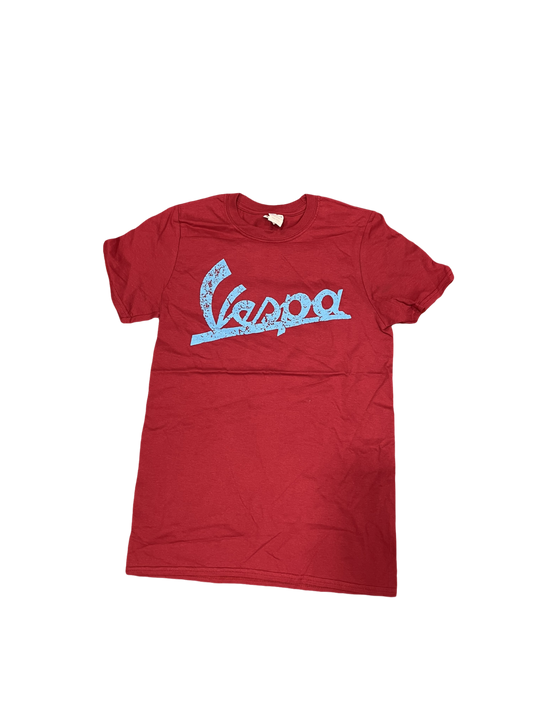 Vespa t-shirt maroon/blue