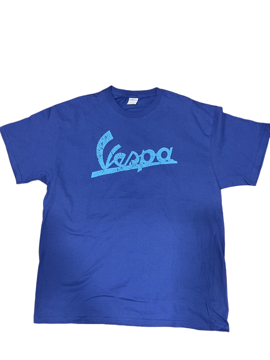 Vespa t-shirt blue/light blue