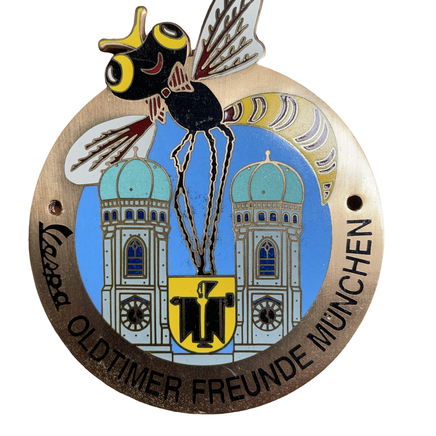 VESPA OLDTIMER FRUENDE MUNCHEN BADGE