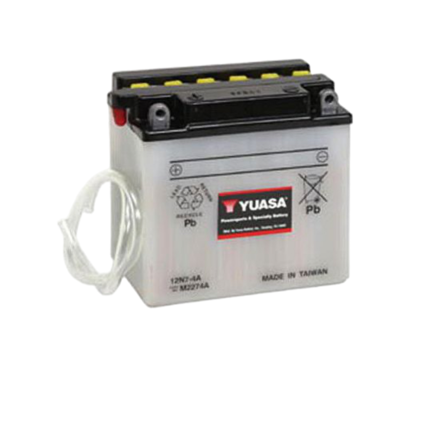 YUASA BATTERY 12N 5.5-3B (ACID NOT INCLUDED) VESPA P200E P125X VNX/VSX/ 100 SPORT