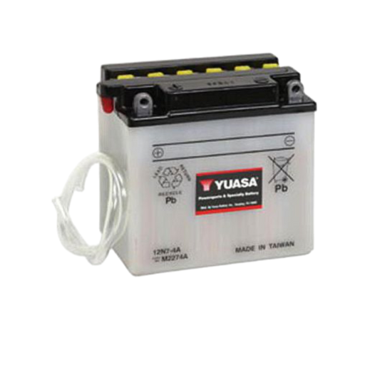 YUASA BATTERY 12N 5.5-3B (ACID NOT INCLUDED) VESPA P200E P125X VNX/VSX/ 100 SPORT