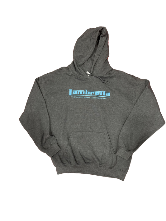 Lambretta hoodie grey/light blue