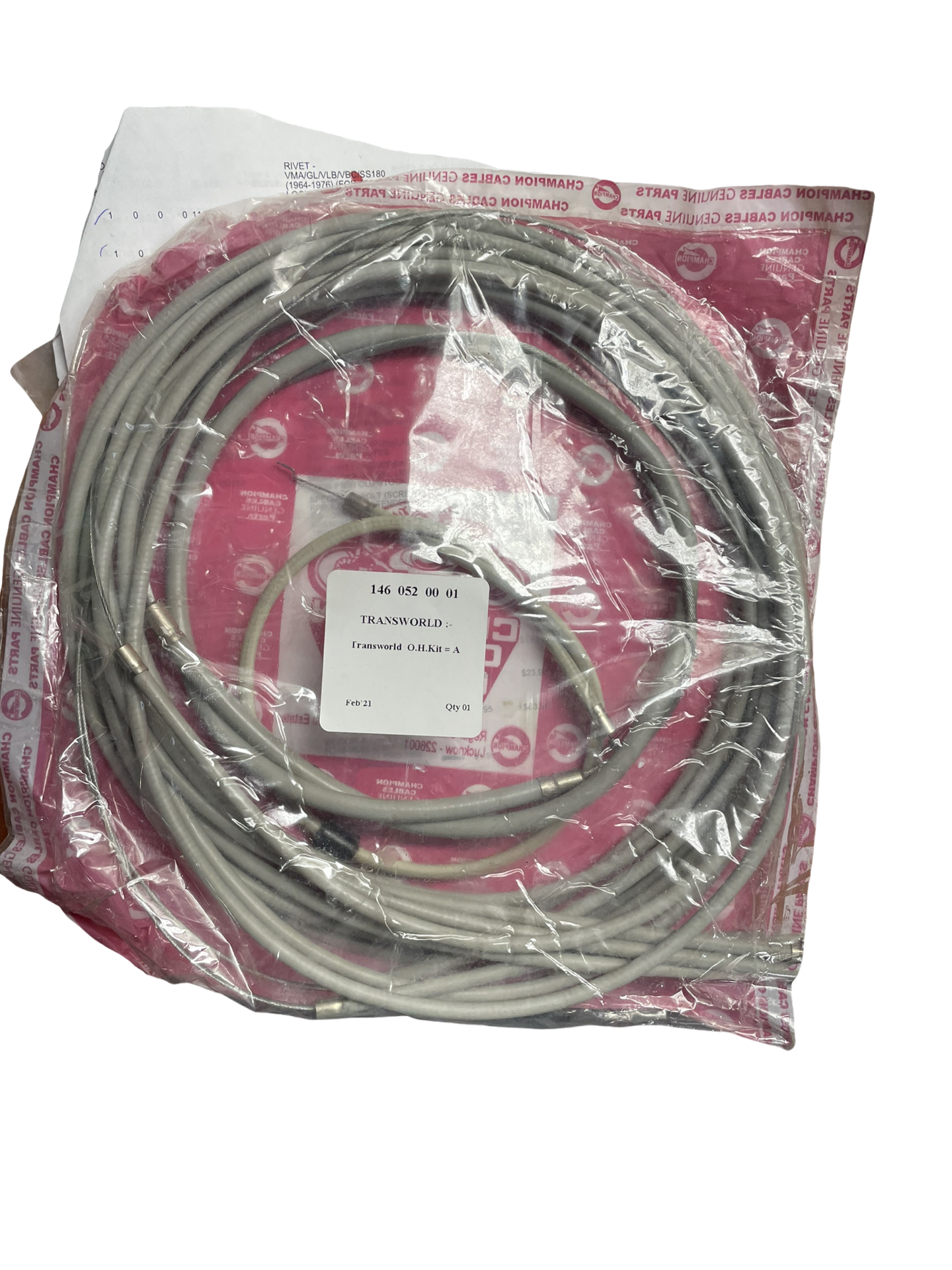 VINTAGE VESPA GS 160-SS 180 CABLE SET